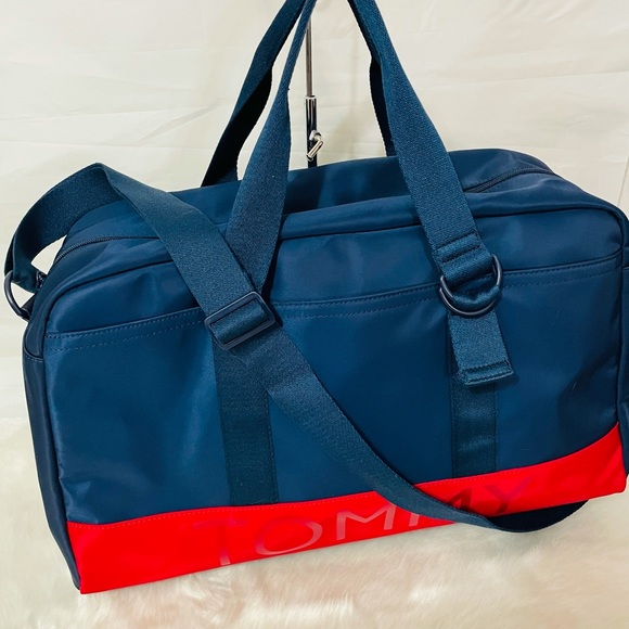 NWT Tommy Hilfiger Blue Duffle Bag - Picture 8 of 12